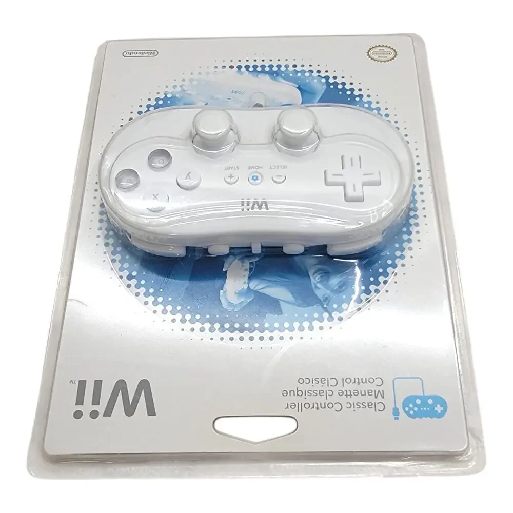 Official Nintendo Wii Classic Controller White RVL-005 OEM Brand New Sealed